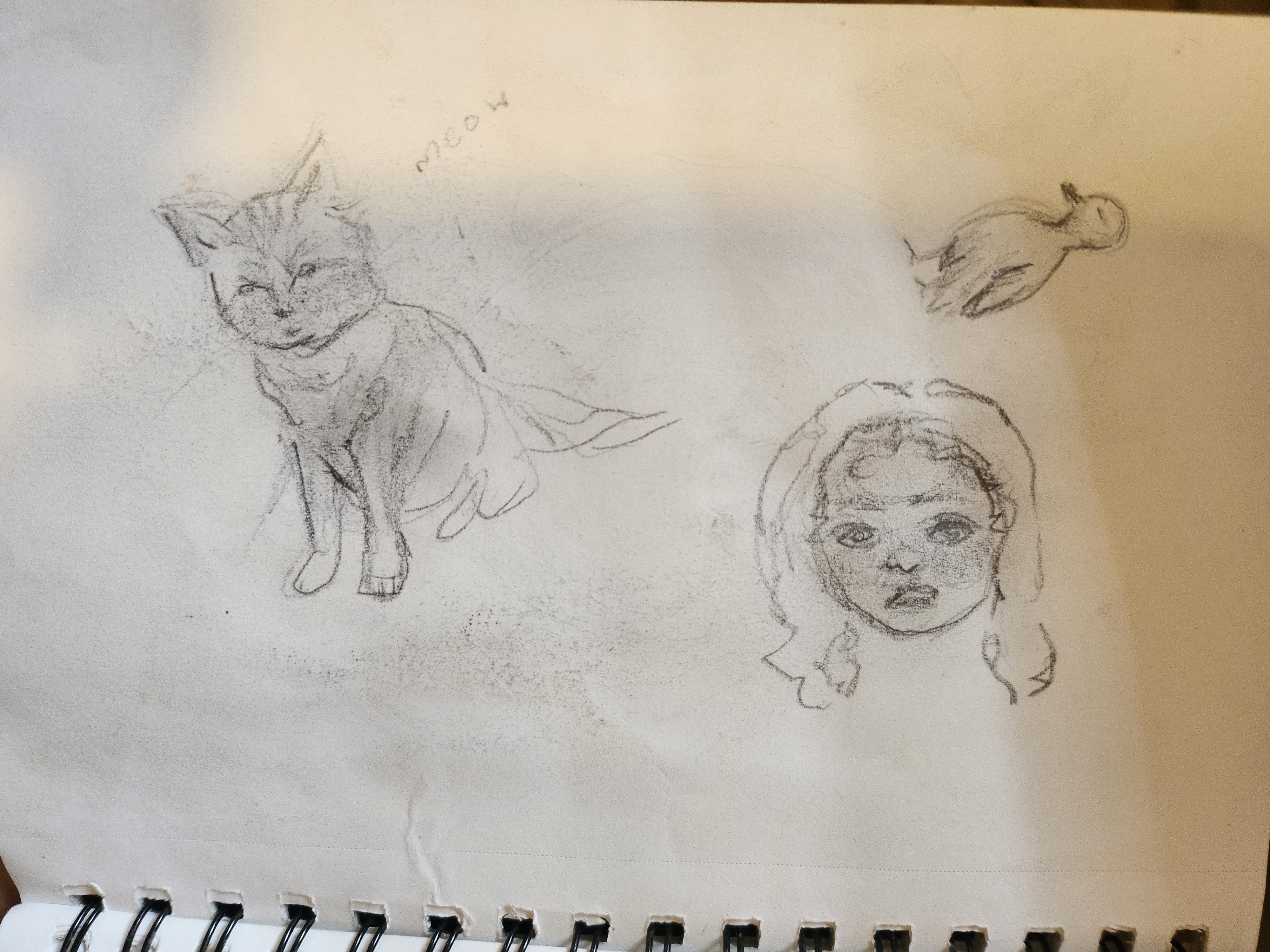 pouty sketch